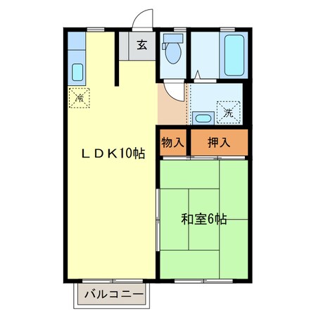 エンパレスV17の物件間取画像